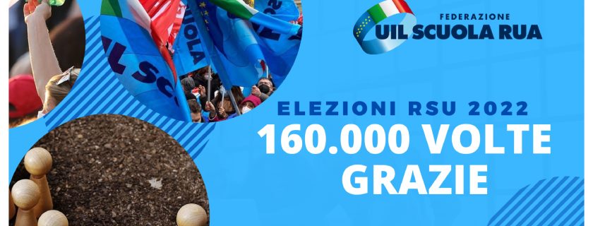Elezioni RSU 2022: 160.000 volte grazie!