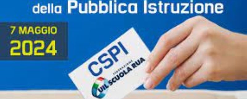 Elezioni CSPI: si vota il 7 maggio