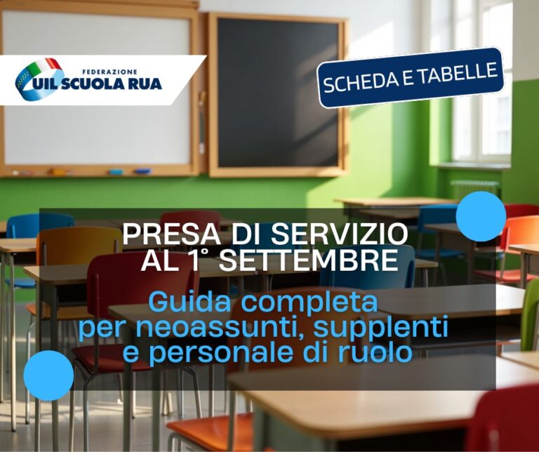 Presa di servizio 1° settembre 2025: guida pratica per neoassunti, supplenti e personale di ruolo