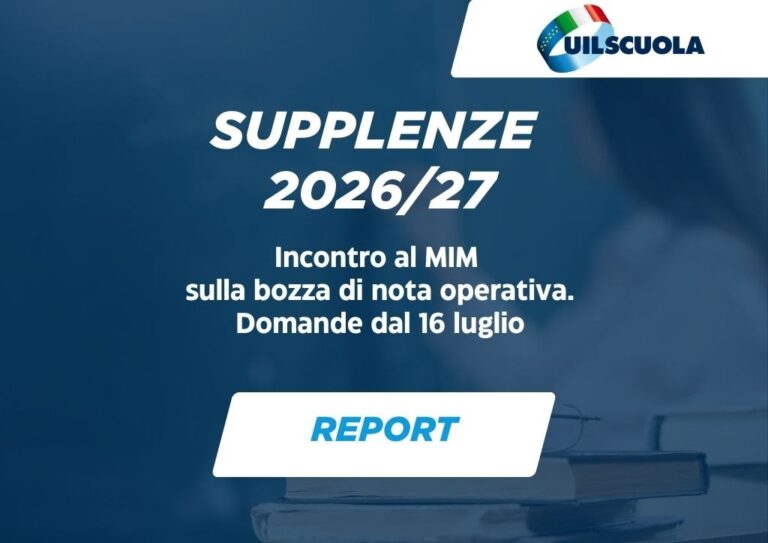 Supplenze 2026/2027: domande dal 16 luglio, ecco come funzionerà la procedura