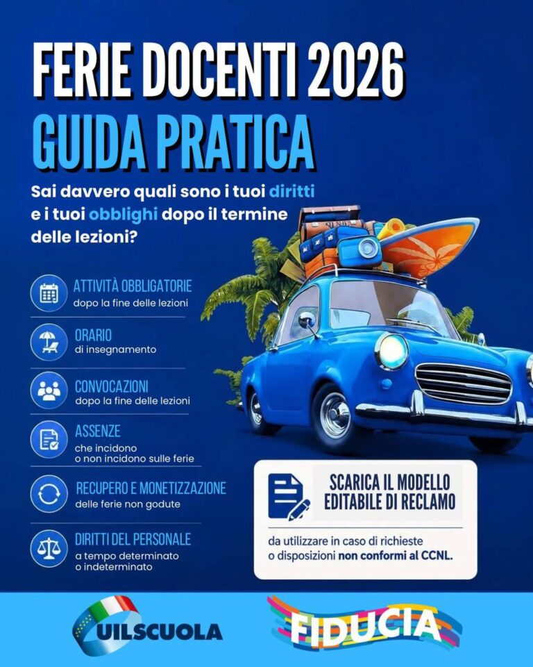 Ferie docenti 2026: quando iniziano davvero e quali impegni restano dopo la fine delle lezioni