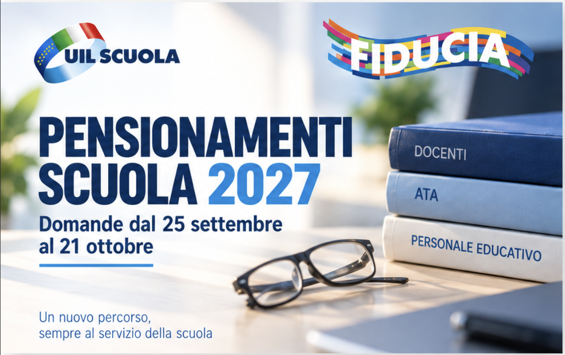Pensionamenti scuola 2027: domande dal 25 settembre, scadenza il 21 ottobre