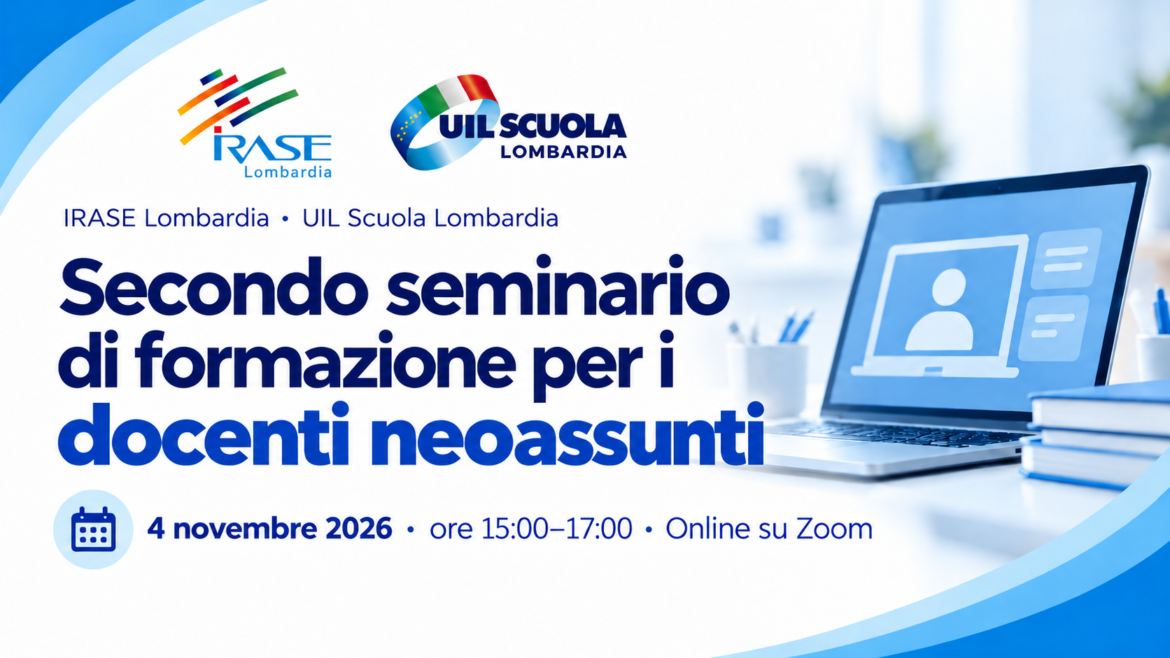Docenti neoassunti, il 4 novembre il secondo seminario di formazione UIL Scuola Lombardia